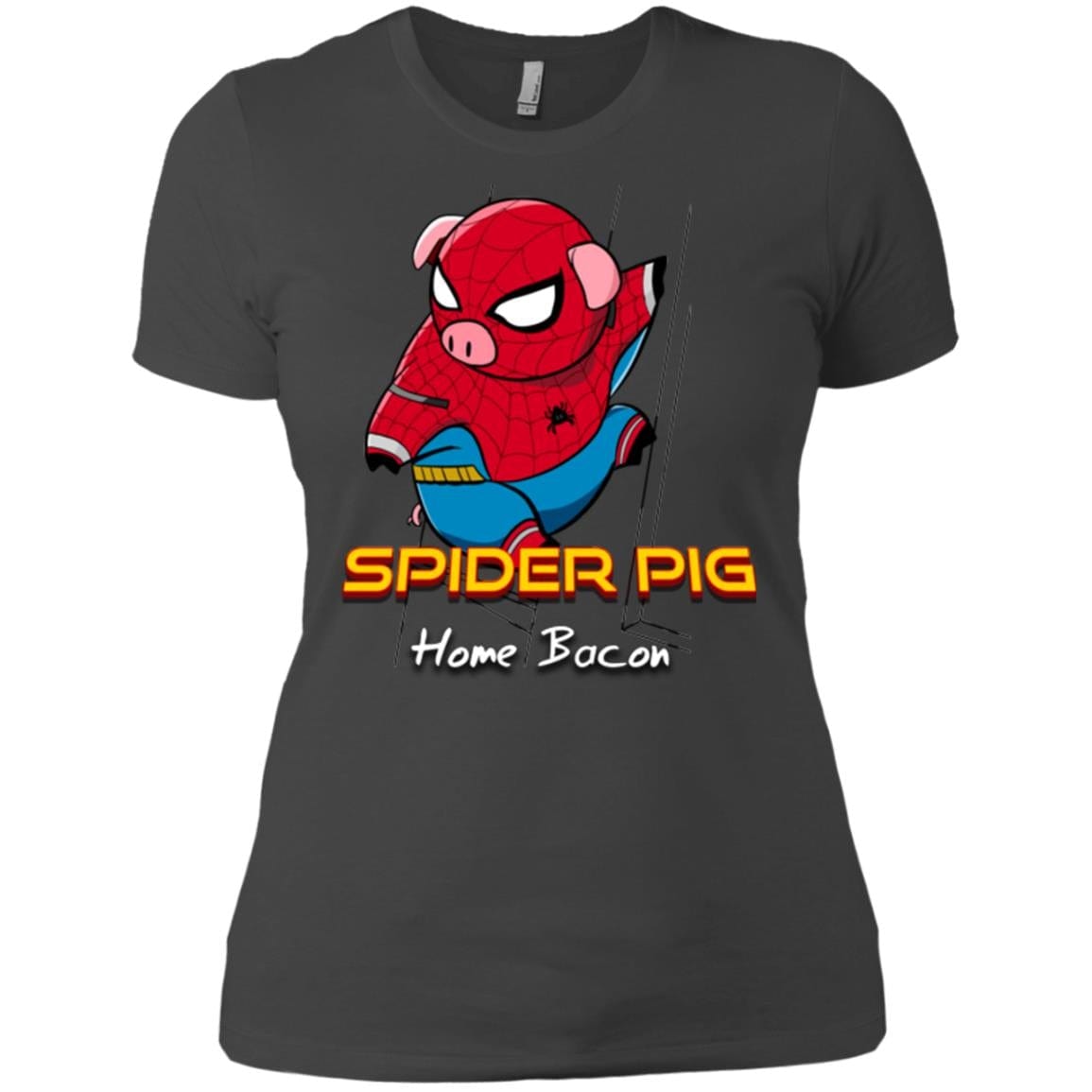 T-Shirts Heavy Metal / X-Small Spider Pig Build Line Women's Premium T-Shirt