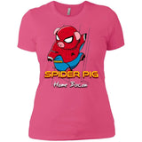 T-Shirts Hot Pink / X-Small Spider Pig Build Line Women's Premium T-Shirt
