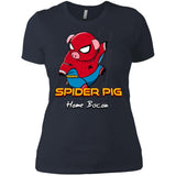 T-Shirts Indigo / X-Small Spider Pig Build Line Women's Premium T-Shirt