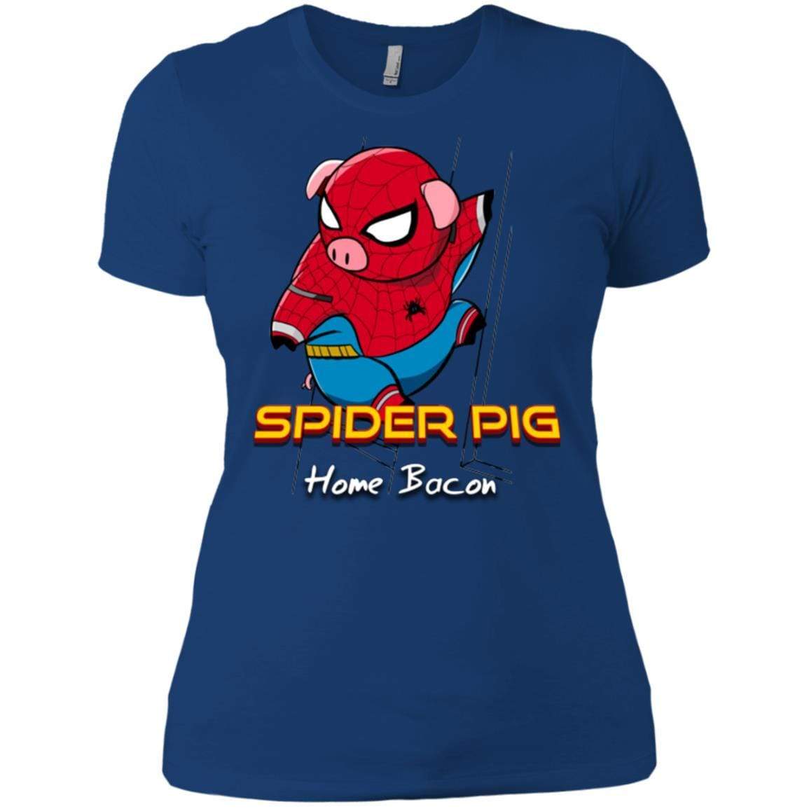 T-Shirts Royal / X-Small Spider Pig Build Line Women's Premium T-Shirt