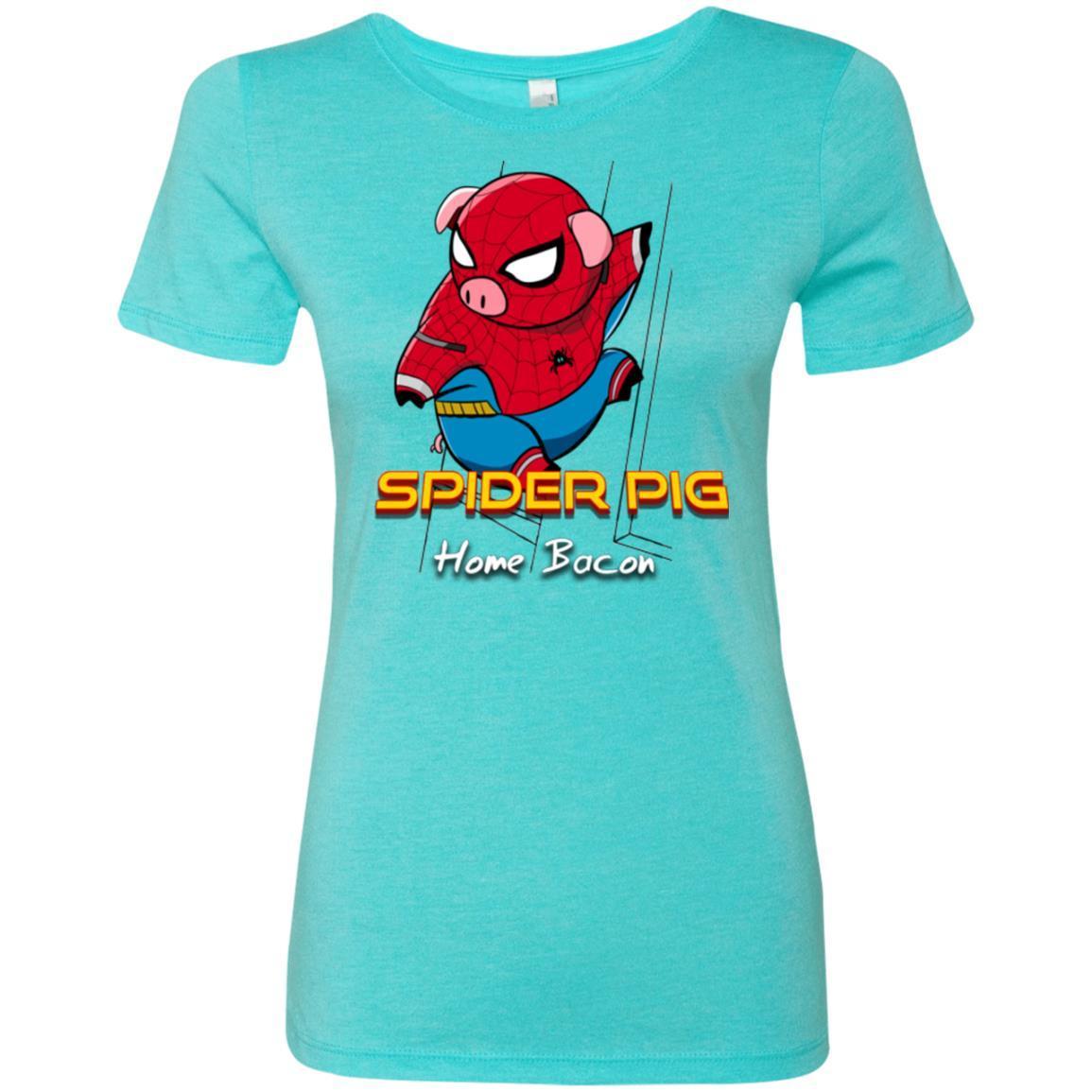 T-Shirts Spider Pig Build Line Women's Triblend T-Shirt