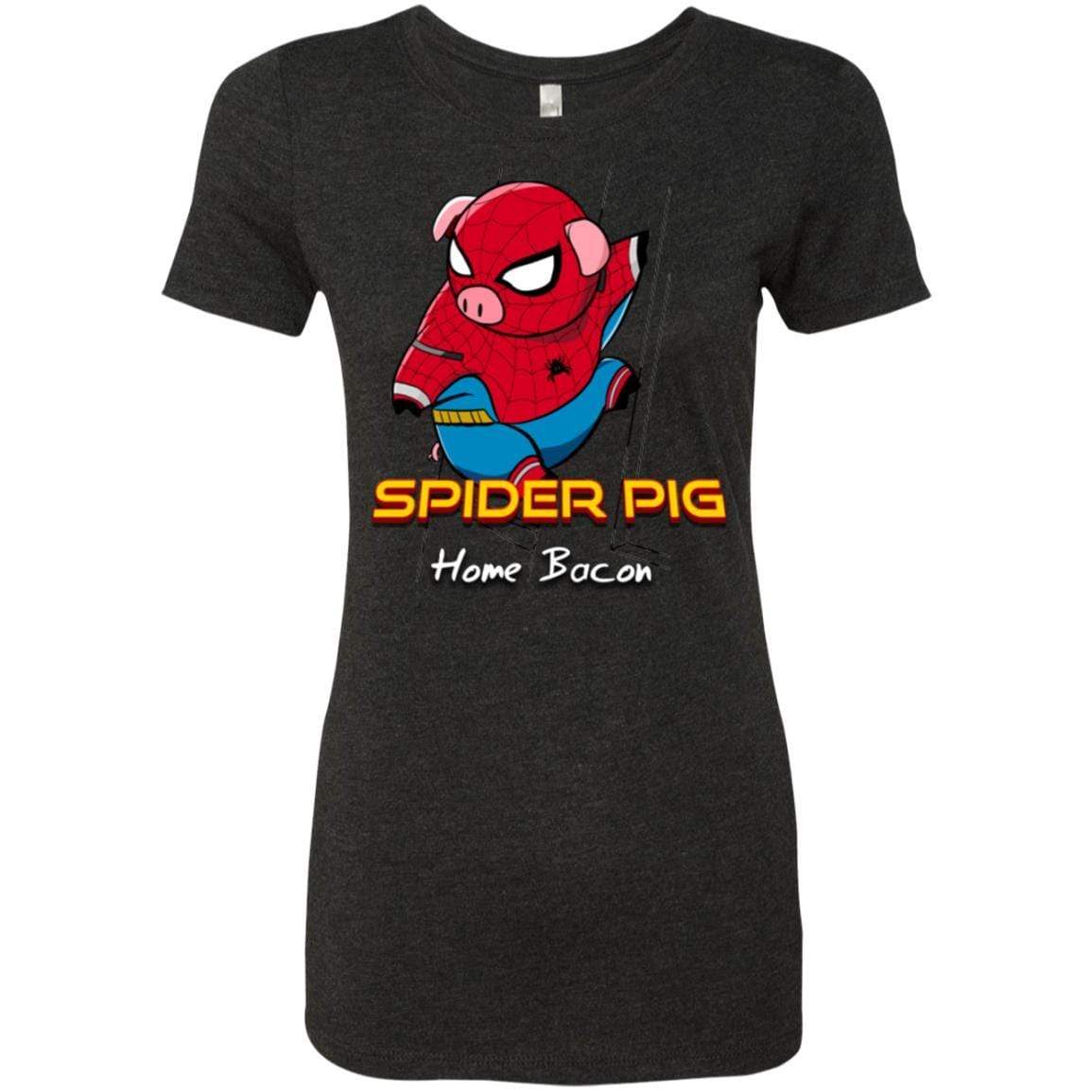 T-Shirts Vintage Black / Small Spider Pig Build Line Women's Triblend T-Shirt