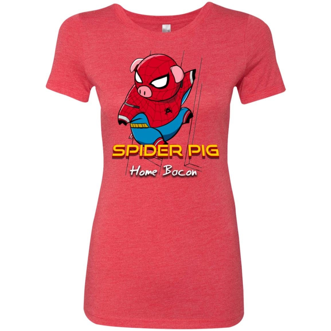 T-Shirts Vintage Red / Small Spider Pig Build Line Women's Triblend T-Shirt