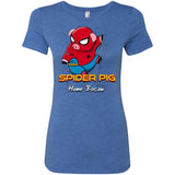 T-Shirts Vintage Royal / Small Spider Pig Build Line Women's Triblend T-Shirt