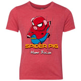 T-Shirts Vintage Red / YXS Spider Pig Build Line Youth Triblend T-Shirt