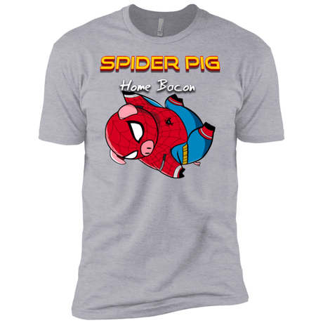 T-Shirts Heather Grey / YXS Spider Pig Hanging Boys Premium T-Shirt