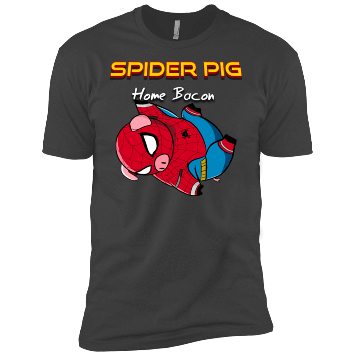 T-Shirts Heavy Metal / YXS Spider Pig Hanging Boys Premium T-Shirt