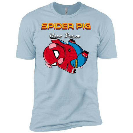 T-Shirts Light Blue / YXS Spider Pig Hanging Boys Premium T-Shirt