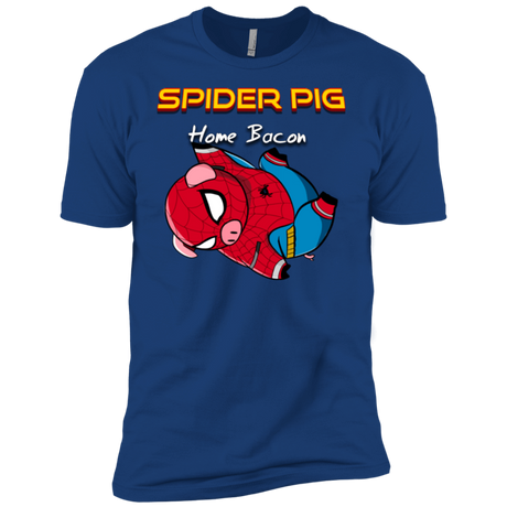 T-Shirts Royal / YXS Spider Pig Hanging Boys Premium T-Shirt