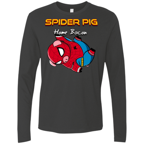 T-Shirts Heavy Metal / Small Spider Pig Hanging Men's Premium Long Sleeve