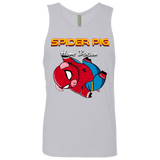 T-Shirts Heather Grey / Small Spider Pig Hanging Men's Premium Tank Top