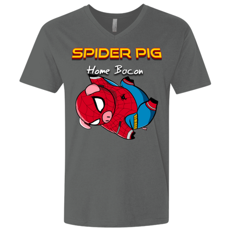 T-Shirts Heavy Metal / X-Small Spider Pig Hanging Men's Premium V-Neck