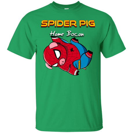 T-Shirts Irish Green / Small Spider Pig Hanging T-Shirt