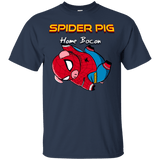 T-Shirts Navy / Small Spider Pig Hanging T-Shirt
