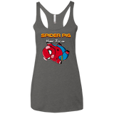 T-Shirts Premium Heather / X-Small Spider Pig Hanging Women's Triblend Racerback Tank