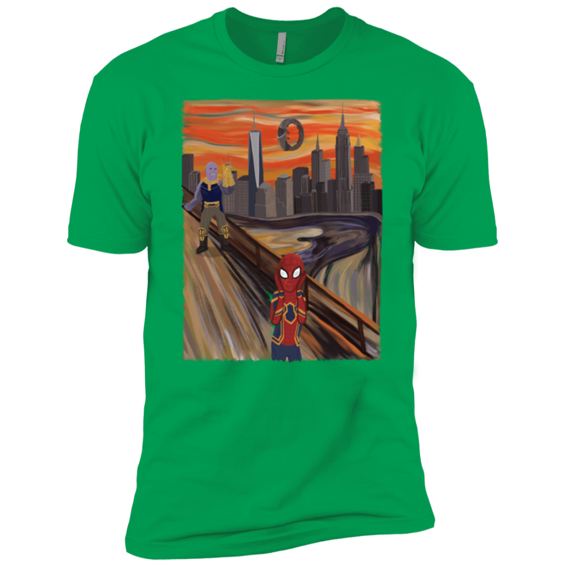 T-Shirts Kelly Green / YXS Spider Scream Boys Premium T-Shirt
