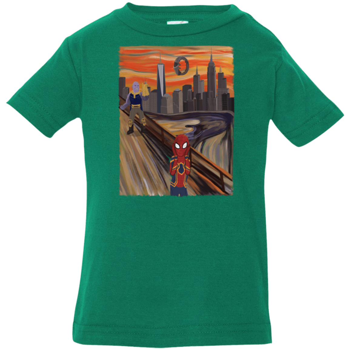 T-Shirts Kelly / 6 Months Spider Scream Infant Premium T-Shirt