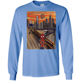 T-Shirts Carolina Blue / S Spider Scream Men's Long Sleeve T-Shirt