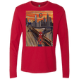 T-Shirts Red / S Spider Scream Men's Premium Long Sleeve