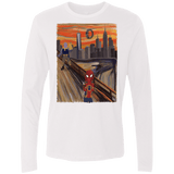 T-Shirts White / S Spider Scream Men's Premium Long Sleeve