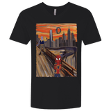 T-Shirts Black / X-Small Spider Scream Men's Premium V-Neck