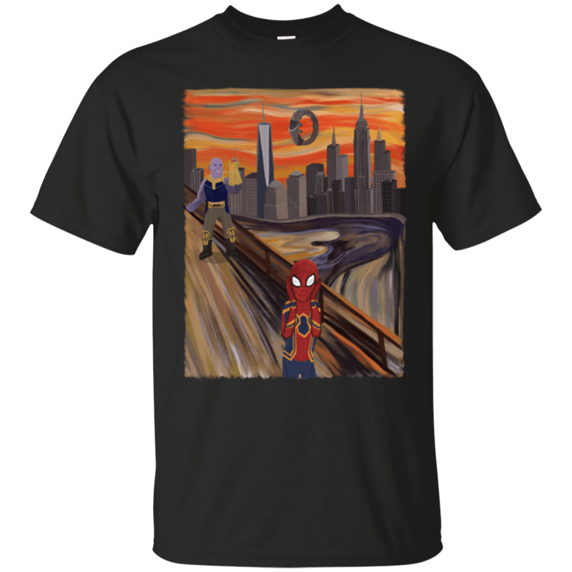 T-Shirts Black / S Spider Scream T-Shirt