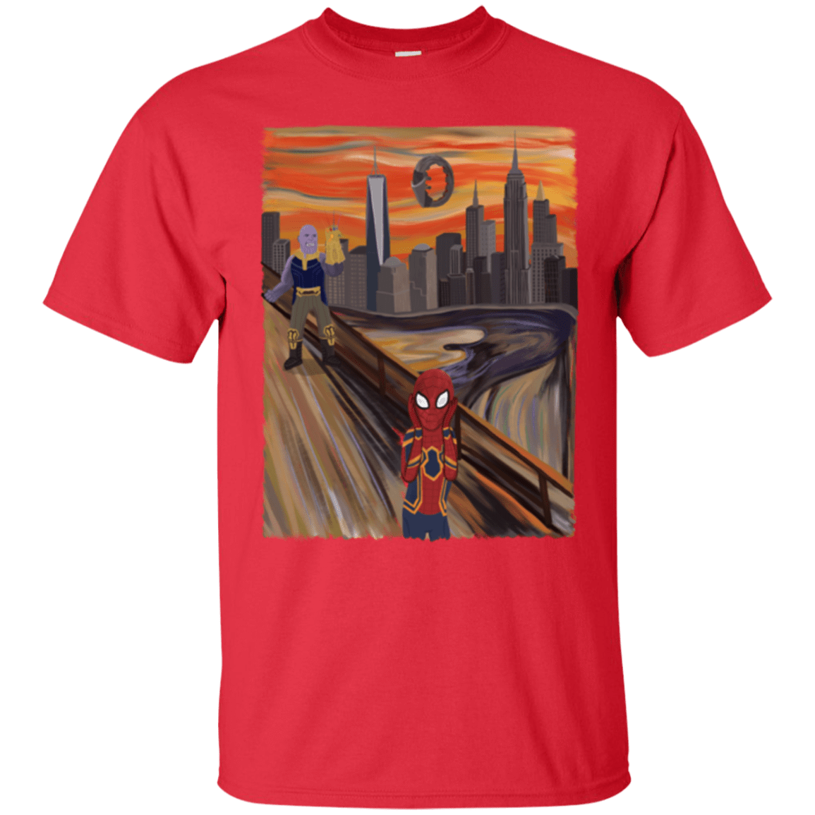 T-Shirts Red / S Spider Scream T-Shirt