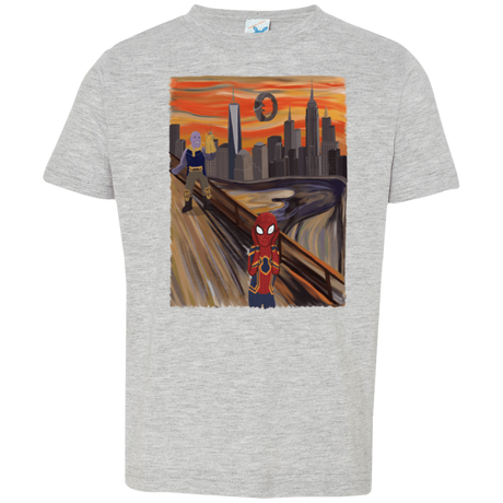 T-Shirts Heather Grey / 2T Spider Scream Toddler Premium T-Shirt