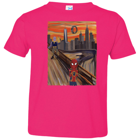 T-Shirts Hot Pink / 2T Spider Scream Toddler Premium T-Shirt