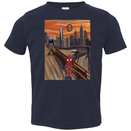 T-Shirts Navy / 2T Spider Scream Toddler Premium T-Shirt