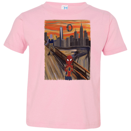 T-Shirts Pink / 2T Spider Scream Toddler Premium T-Shirt