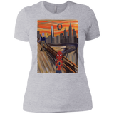 T-Shirts Heather Grey / X-Small Spider Scream Women's Premium T-Shirt