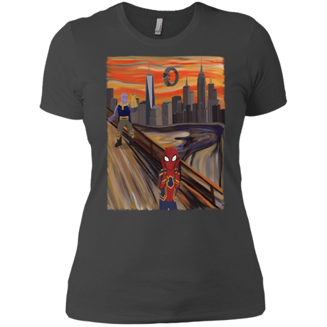 T-Shirts Heavy Metal / X-Small Spider Scream Women's Premium T-Shirt