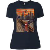 T-Shirts Midnight Navy / X-Small Spider Scream Women's Premium T-Shirt