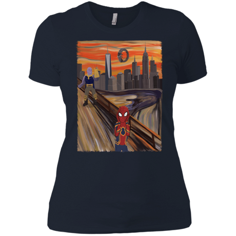 T-Shirts Midnight Navy / X-Small Spider Scream Women's Premium T-Shirt