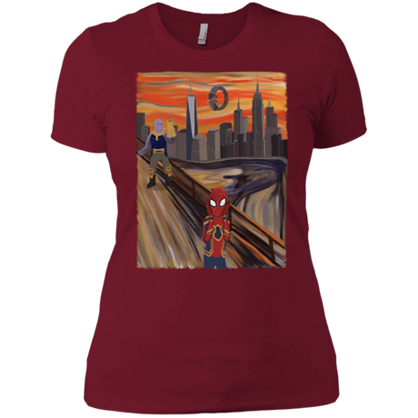 T-Shirts Scarlet / X-Small Spider Scream Women's Premium T-Shirt