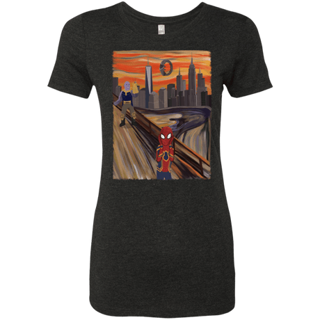 T-Shirts Vintage Black / S Spider Scream Women's Triblend T-Shirt