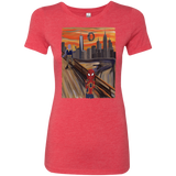 T-Shirts Vintage Red / S Spider Scream Women's Triblend T-Shirt
