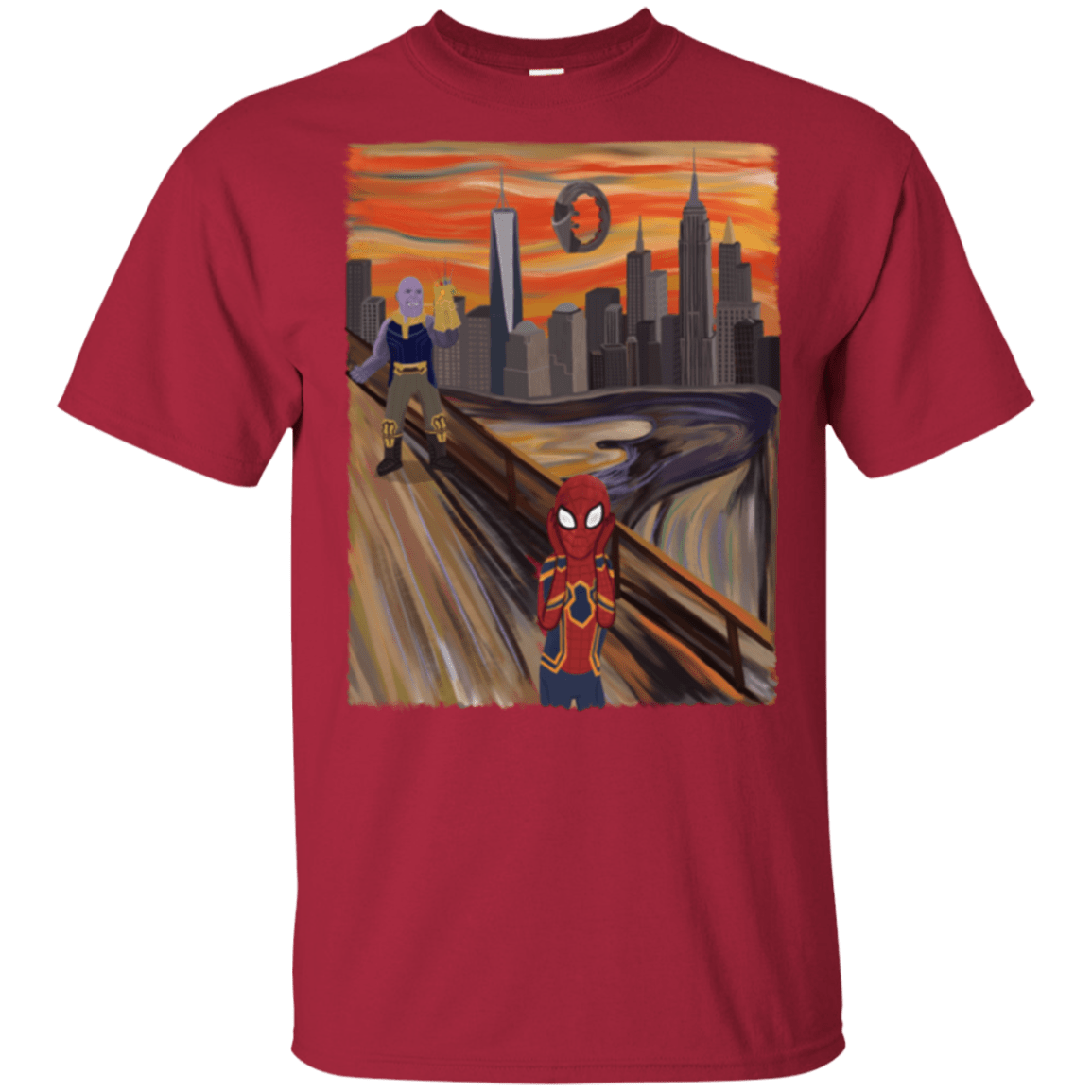 T-Shirts Cardinal / YXS Spider Scream Youth T-Shirt
