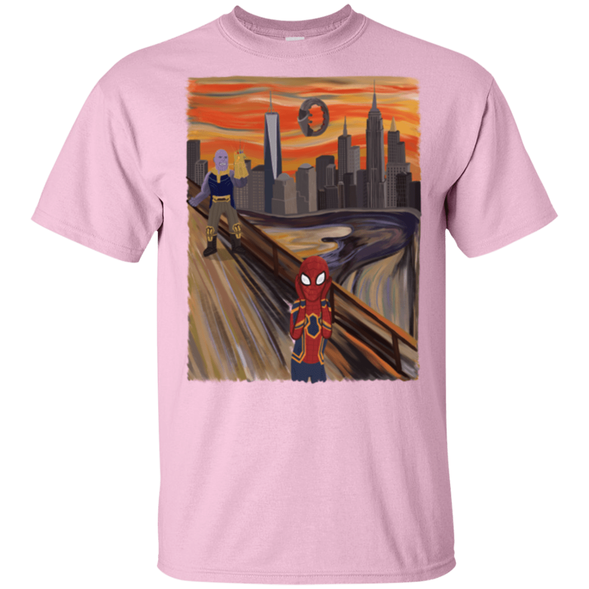 T-Shirts Light Pink / YXS Spider Scream Youth T-Shirt