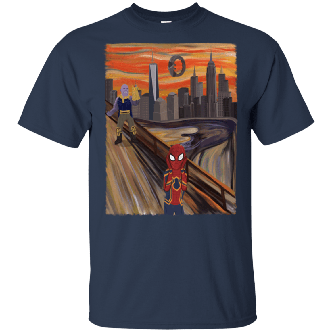 T-Shirts Navy / YXS Spider Scream Youth T-Shirt