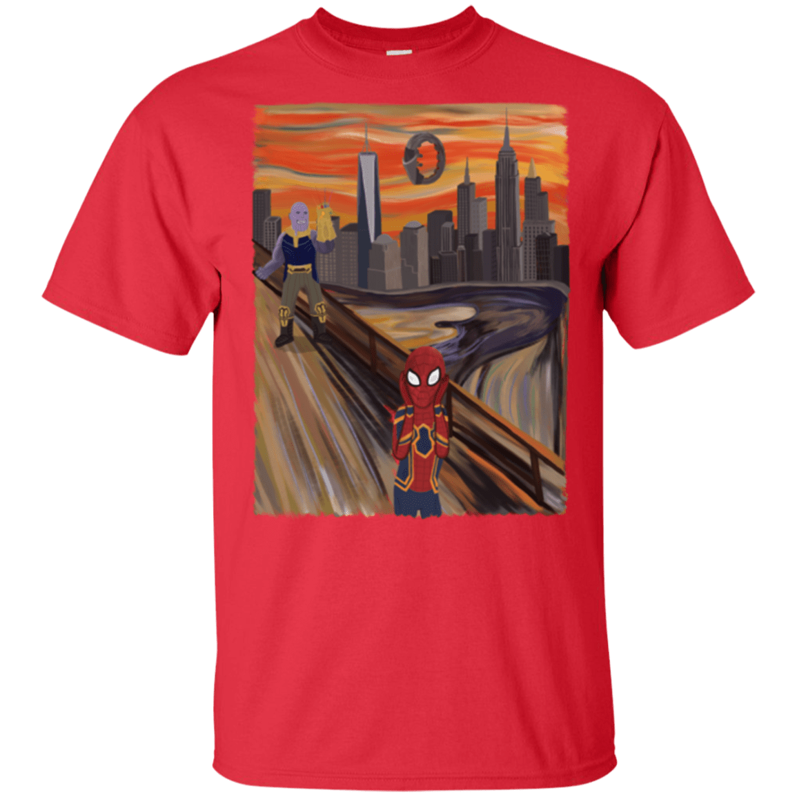 T-Shirts Red / YXS Spider Scream Youth T-Shirt