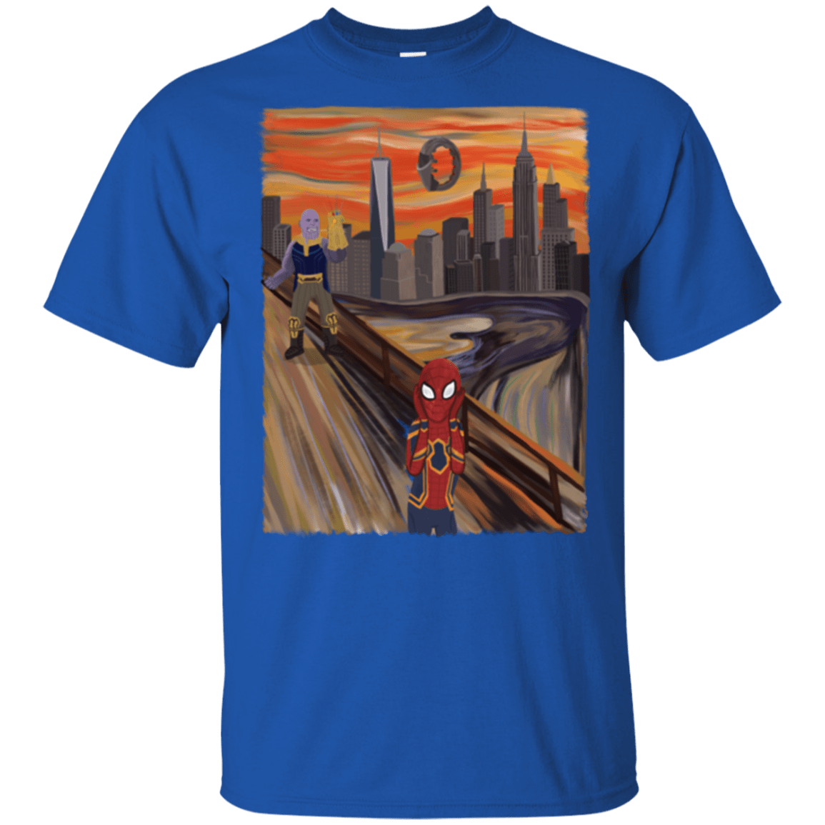 T-Shirts Royal / YXS Spider Scream Youth T-Shirt