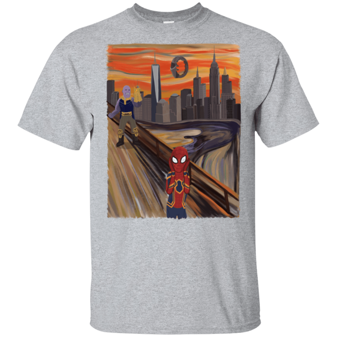 T-Shirts Sport Grey / YXS Spider Scream Youth T-Shirt