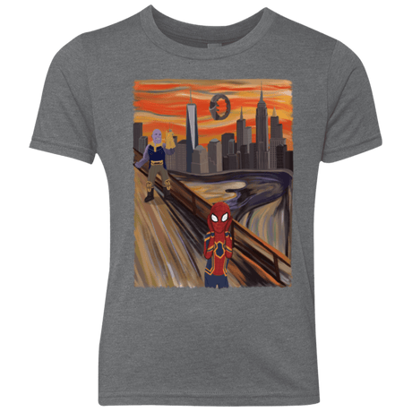 T-Shirts Premium Heather / YXS Spider Scream Youth Triblend T-Shirt