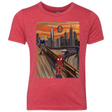 T-Shirts Vintage Red / YXS Spider Scream Youth Triblend T-Shirt
