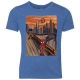 T-Shirts Vintage Royal / YXS Spider Scream Youth Triblend T-Shirt