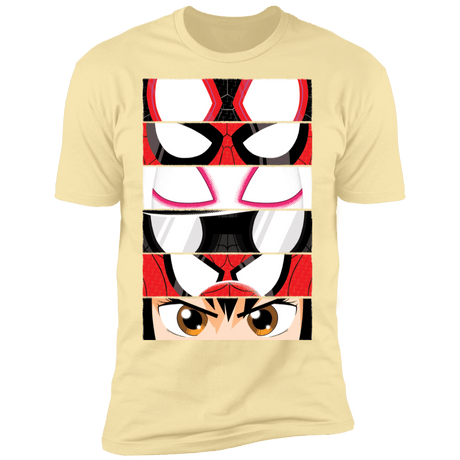 T-Shirts Banana Cream / S Spider-Verse Eyes Men's Premium T-Shirt