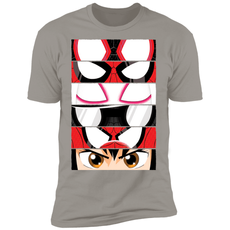 T-Shirts Light Grey / S Spider-Verse Eyes Men's Premium T-Shirt