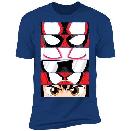 T-Shirts Royal / S Spider-Verse Eyes Men's Premium T-Shirt